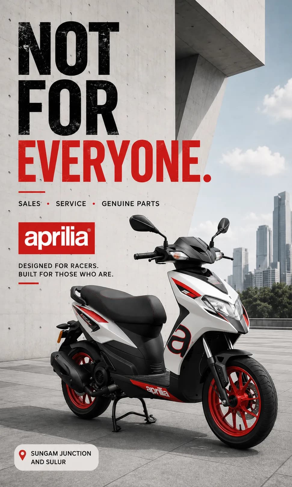 Aprilia — designed for racers
