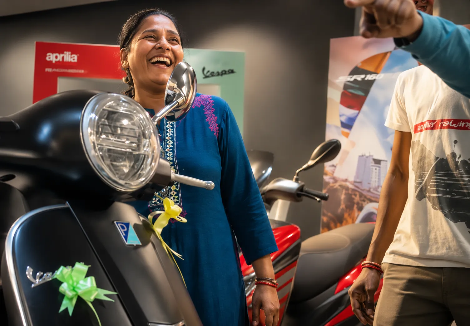 New Vespa, first smile