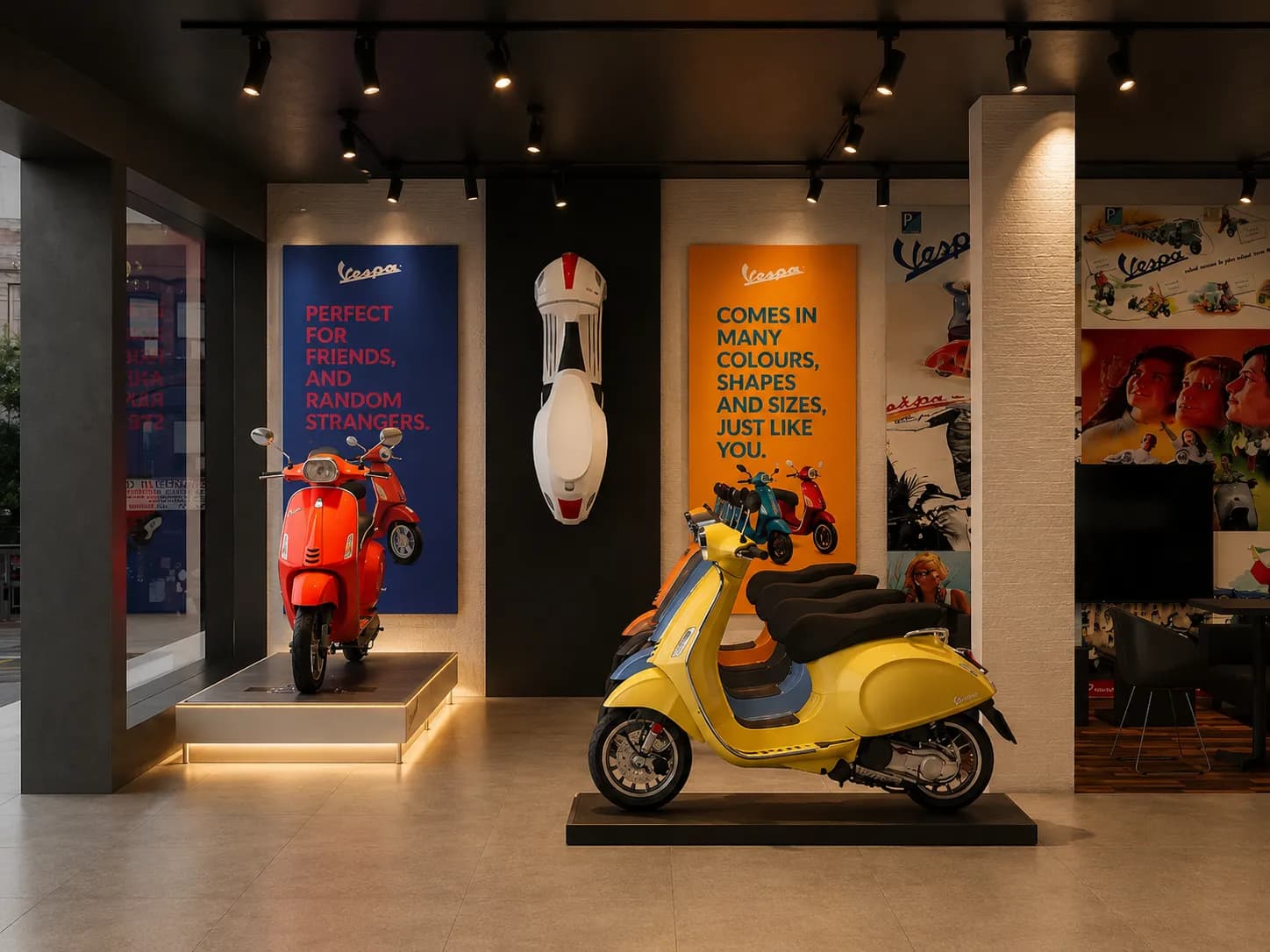 Inside the SKBM showroom